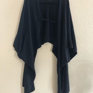 Lululemon after yoga shaw sweater one size black EUC